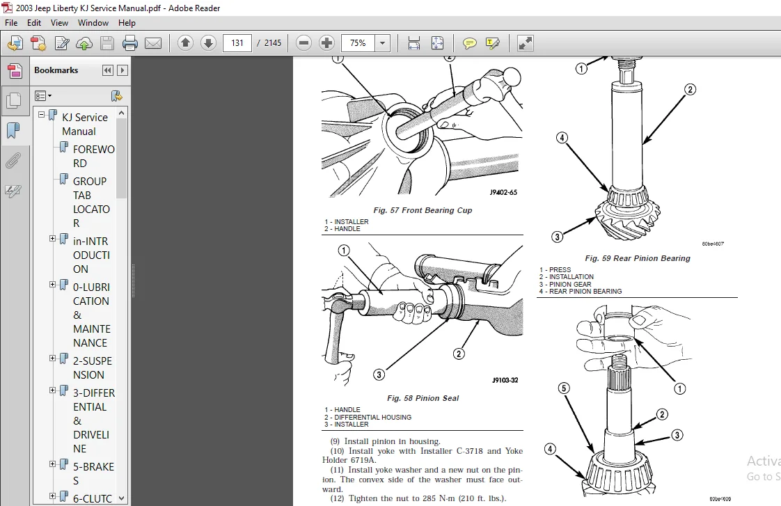 2003 Jeep Liberty KJ Service Manual - PDF DOWNLOAD 2003 Jeep Liberty KJ Service Manual - PDF DOWNLOAD