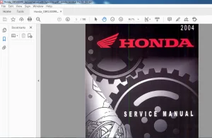 2004 Honda CBR1000RR SERVICE MANUAL - PDF DOWNLOAD