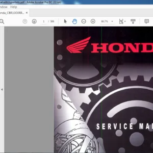 2004 Honda CBR1000RR SERVICE MANUAL - PDF DOWNLOAD