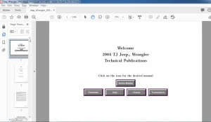 2004 JEEP WRANGLER TJ REPAIR MANUAL