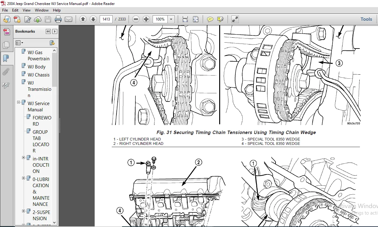 2004 Jeep Grand Cherokee WJ Service Manual - PDF DOWNLOAD