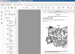2005 Cadillac CTS Service Repair Manual - PDF DOWNLOAD