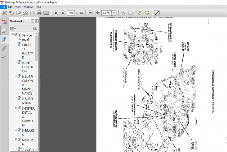 2005 Jeep Wrangler TJ Service Manual - PDF DOWNLOAD - HeyDownloads ...