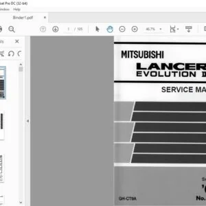 2005 MITSUBISHI LANCER EVOLUTION IX SERVICE MANUAL