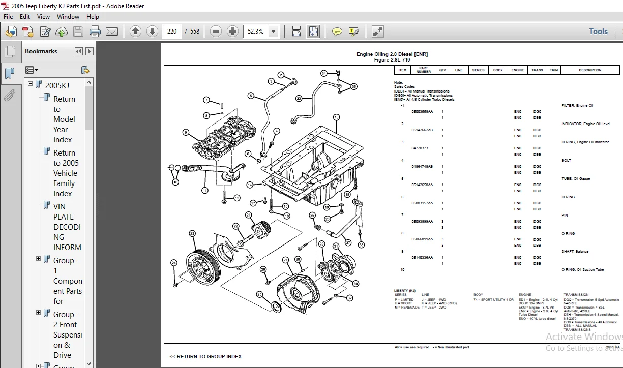 2005 Jeep Liberty KJ Parts List Manual - PDF DOWNLOAD 2005 Jeep Liberty KJ Parts List Manual - PDF DOWNLOAD