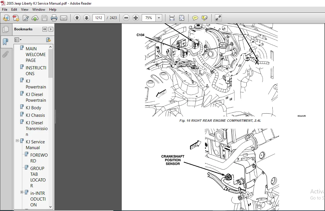2005 Jeep Liberty KJ Service Manual
