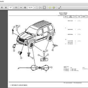 2006 Jeep Liberty KJ Parts List Manual - PDF DOWNLOAD