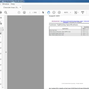 2007-2010 CHEVROLET AVEO WAVE G3 BARINA VIN ST SERVICE MANUAL