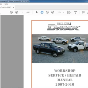 2007-2010 ISUZU D MAX SERVICE MANUAL