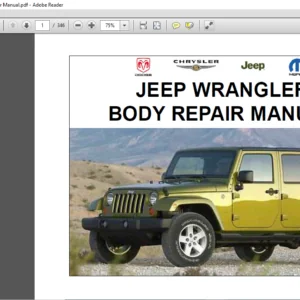 2007 - 2010 Jeep Wrangler JK Body Repair Manual - PDF DOWNLOAD