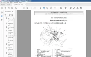 2007 MAZDA CX-9 REPAIR MANUAL