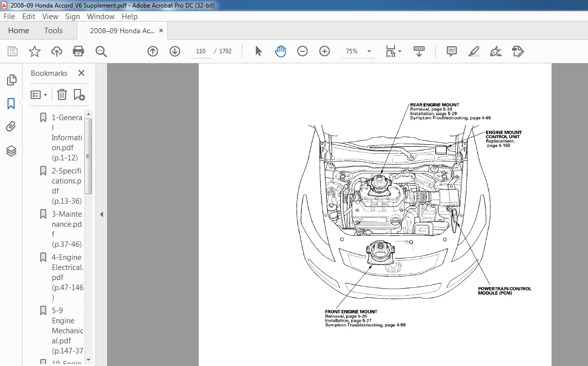 2008-2009 HONDA ACCORD V6 SUPPLEMENT SERVICE MANUAL - Image 3