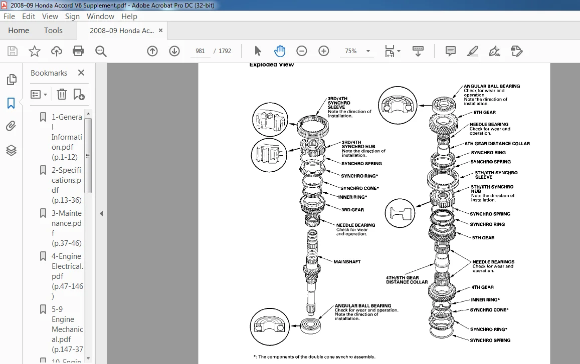 2008-2009 HONDA ACCORD V6 SUPPLEMENT SERVICE MANUAL - Image 4