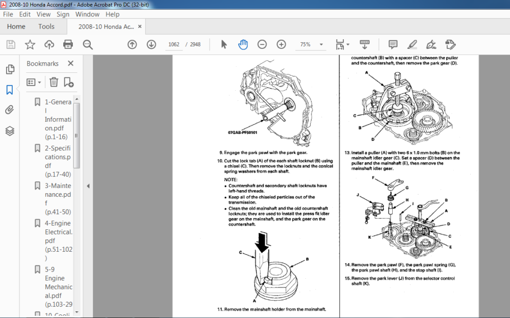 2008-2010 HONDA ACCORD SERVICE MANUAL - HeyDownloads - Manual Downloads