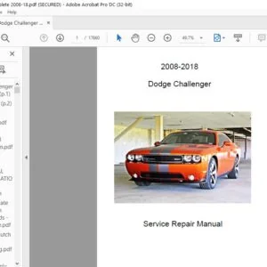 2008-2018 Dodge Challenger SM Service Manual