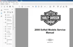 2008 Softail Models Service Manual - PDF DOWNLOAD