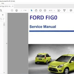 2010-2014 FORD FIGO SERVICE MANUAL
