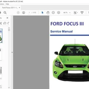 2011-2014 FORD FOCUS III SERVICE MANUAL