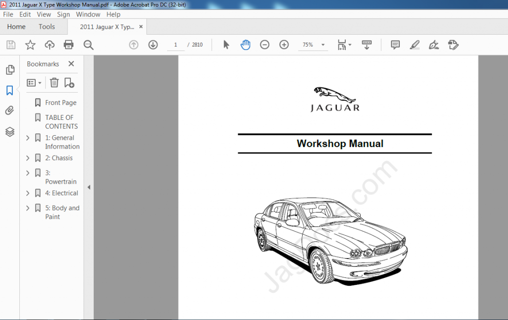 2011 Jaguar X Type Workshop Manual - PDF DOWNLOAD ~ HeyDownloads