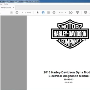 2013 Harley Davidson Dyna Models Electrical Diagnostic Manual