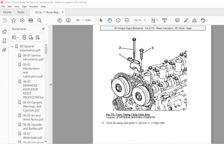 2014-2017 BUICK REGAL COMPLETE SERVICE MANUAL - HeyDownloads - Manual ...