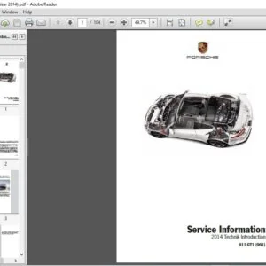 2014 PORSCHE 911 GT3 991 SERVICE MANUAL