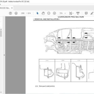 2016-2020 Nissan NV200 NAM M20 Complete Service Manual