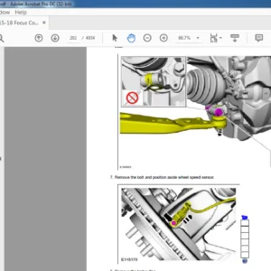 2016 FORD FOCUS RS COMPLETE SERVICE MANUAL