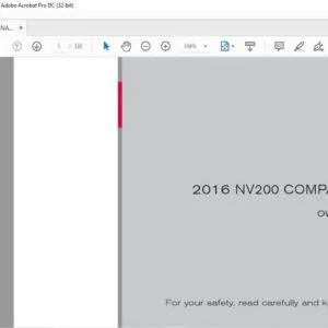 2016 Nissan NV200 Compact Cargo Owners Manual