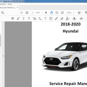 2018-2020 Hyundai Veloster Service Repair Manual - PDF DOWNLOAD