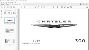 2019 Chrysler 300 Owners Manual