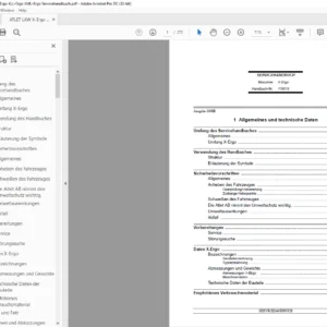 ATLET LKW X-Ergo XTF-Ergo XLL-Ergo XML-Ergo Servicehandbuch - PDF DOWNLOAD