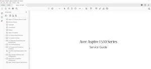 Acer Aspire 1510 Series Laptop Service Guide manual – PDF DOWNLOAD