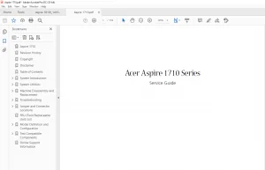 Acer Aspire 1710 Series LapTop Service Guide - PDF DOWNLOAD