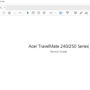 Acer TravelMate 240 250 Series Laptop Service Guide Manual - PDF DOWNLOAD
