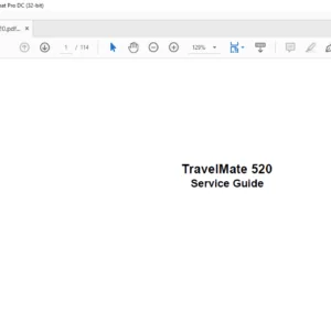 Acer TravelMate 520 Laptop Service Guide Manual - PDF DOWNLOAD