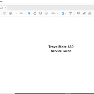 Acer TravelMate 630 Series Laptop Service Guide Manual - PDF DOWNLOAD