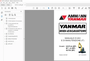Ammann ViO75-A B7 Σ-A SV100 EP Manuale d'uso E di Manutenzione - PDF DOWNLOAD (CORSICAN)