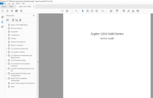 Aspire 1410 1680 Series Laptop Service Guide Manual - PDF DOWNLOAD