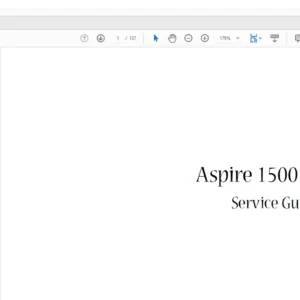 Aspire 1500 Series Laptop Service Guide Manual – PDF Download