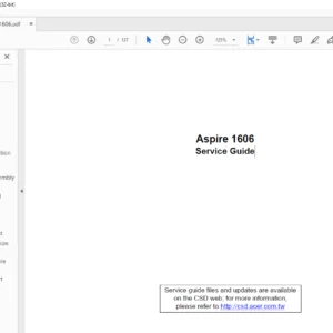 Aspire 1606 LapTop Service Guide - PDF DOWNLOAD