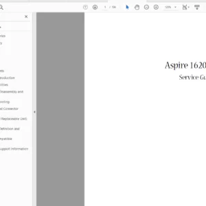 Aspire 1620 Series LAPTOP Service Guide Manual - PDF DOWNLOAD