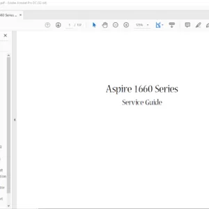 Aspire 1660 Series Laptop  Service Guide Manual - PDF DOWNLOAD