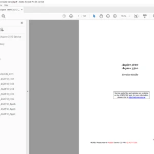 Aspire 1690 3510 Laptop Service Guide Manual - PDF DOWNLOAD