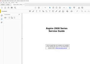 Aspire 2930 Series laptop Service Guide - PDF DOWNLOAD