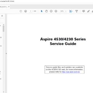 Aspire 4530 4230 Series LapTop Service Guide Manual -PDF DOWNLOAD