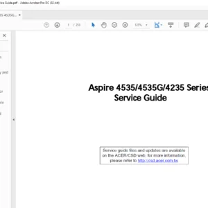 Aspire 4535 4535G 4235 Series laptop Service Guide - PDF DOWNLOAD