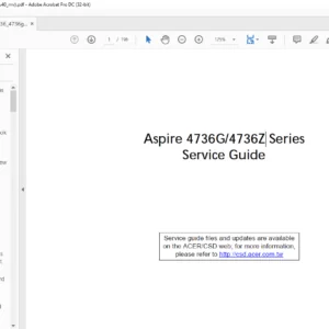 Aspire 4736G  4736Z Series laptop Service Guide Manual - PDF DOWNLOAD