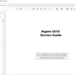 Aspire 5515 Laptop Service Guide Manual -PDF DOWNLOAD
