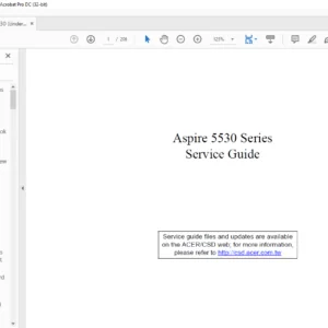 Aspire 5530 Series Laptop Service Guide Manual -PDF DOWNLOAD